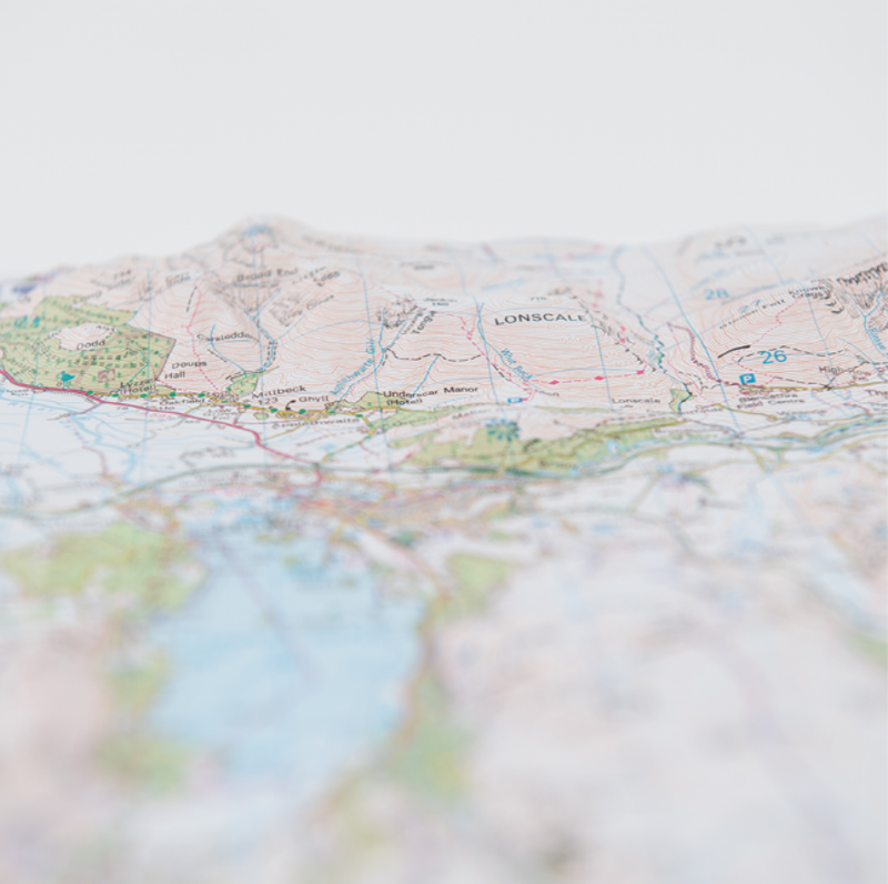 Dorrigo 3D A4 Keswick Relief Map -2